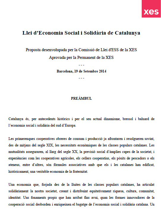 Llei ESS_XES